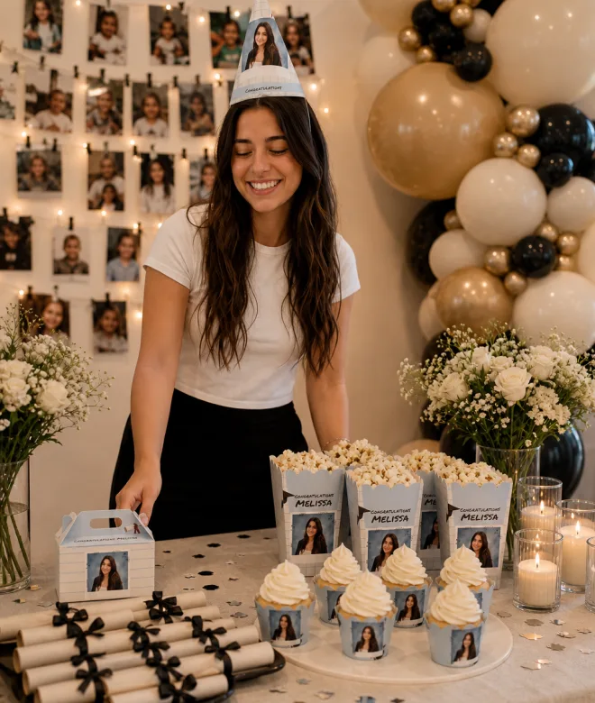 Melissa's graduation party